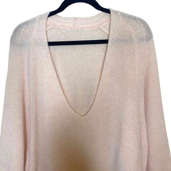 Free People Heart It Lace Up V-Neck Sweater Dress - Picture 6 of 11